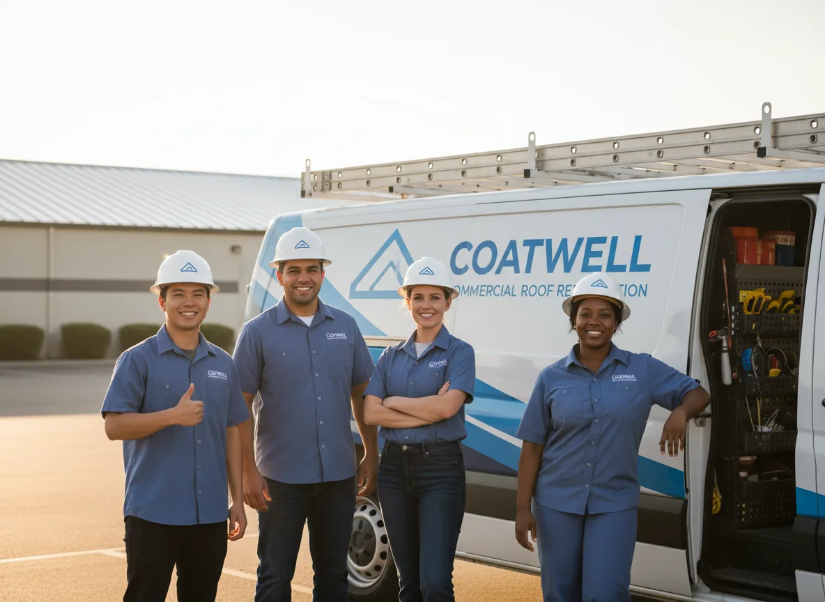 Commercial roof coating company in Pamplin, VA